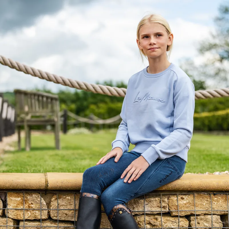 LeMieux Young Rider Cassie Sweater - Mist-3